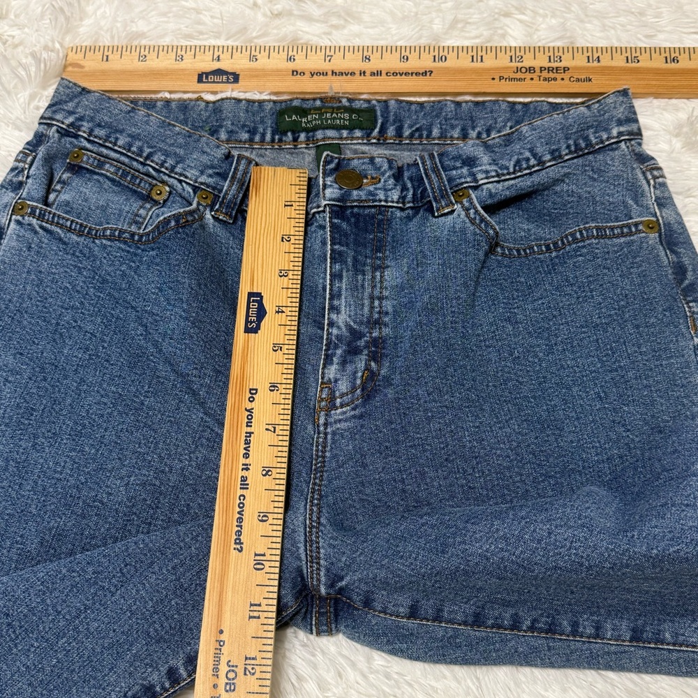 Lauren Ralph Lauren Jean Denim Classic BootCutbVintage High Rise Y2K Blue Size 8 - Picture 11 of 14